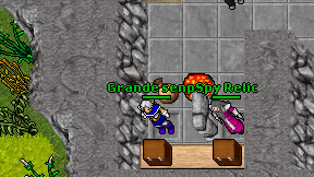 Grande senpai on screen