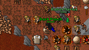 Dark Punch on screen
