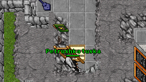 Petrushka tuska on screen