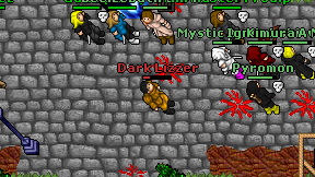 Dark Lizzer on screen