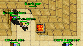 Dark ger on screen