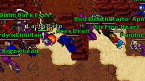 Aces Devil on screen