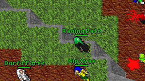 Raging Pato on screen