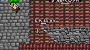 Devil Duck on screen