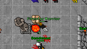 Firestar Warrior on screen
