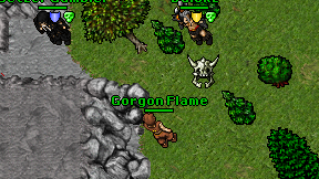Gorgon Flame on screen