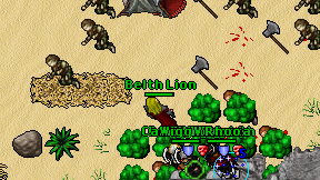 Belth Lion on screen