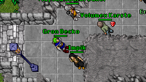 Gron Becko on screen