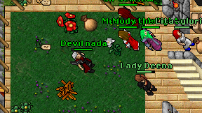 Devil nada on screen