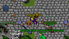 Dark Mus on screen