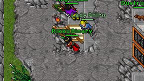 Rikku Binary on screen
