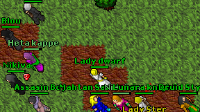 Lady dwarf on screen