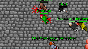 Exorax on screen