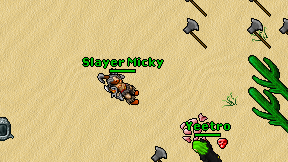 Slayer Micky on screen
