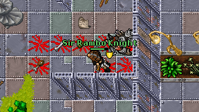 Sir Rambo Knight on screen