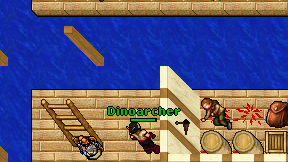 Dinoarcher on screen