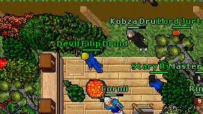 Devil Filip Druid on screen