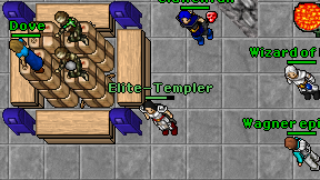 Elite-Templer on screen