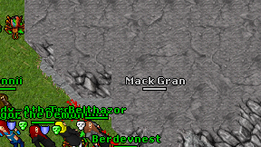Mack Gran on screen
