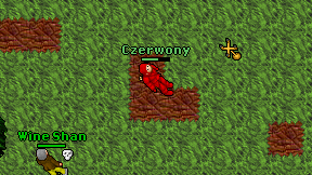Czerwony on screen