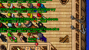 Dark-Shadown on screen