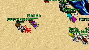 Hydra Master on screen
