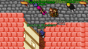 Buster Bladerr on screen
