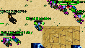 Chipi Gambler on screen