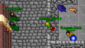 Magic Justy on screen