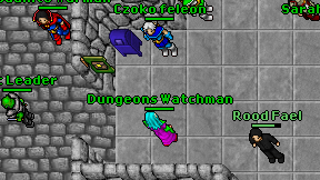Dungeons Watchman on screen