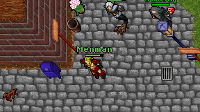 Menman on screen