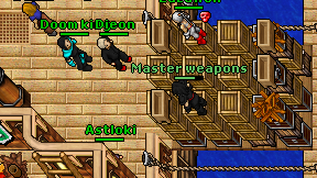 Master weapons on screen