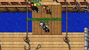 Armagedon Bolts on screen