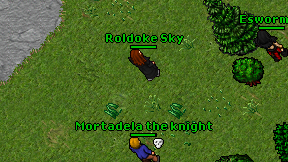 Roldoke Sky on screen