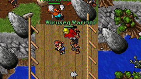 Wiruseq Warrior on screen