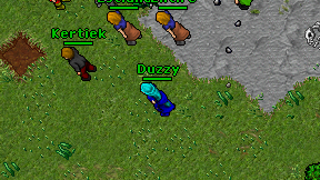 Duzzy on screen