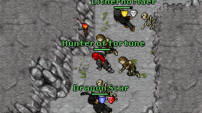 Hunter of fortune on screen