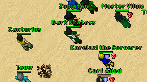 Dark Kratoss on screen