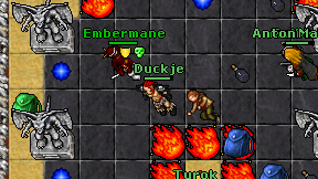 Duckje on screen