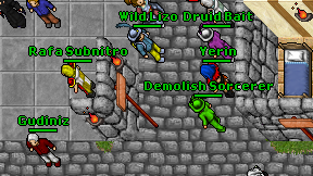 Demolish Sorcerer on screen