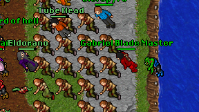 Gabriel Blade Master on screen
