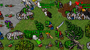 Ghost'Pirate on screen