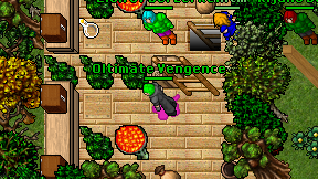Oltimate Vengence on screen