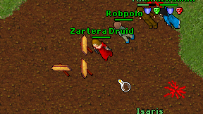 Zartera Druid on screen