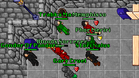 Bloods Sorcerer on screen