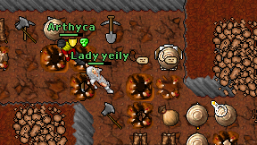 Lady yeily on screen