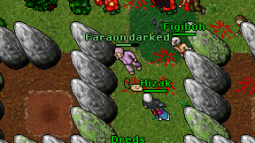 Faraon darked on screen