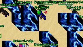 Erasure on screen