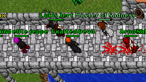 Exalted Devil on screen