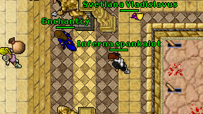 Inferna spankalot on screen